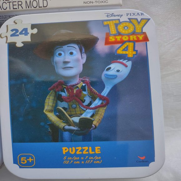 NWT 3 Piece Disney Pixar Toy Story 4 Mold N Play 3D Figure Maker and Puzzles Set - Picture 4 of 7